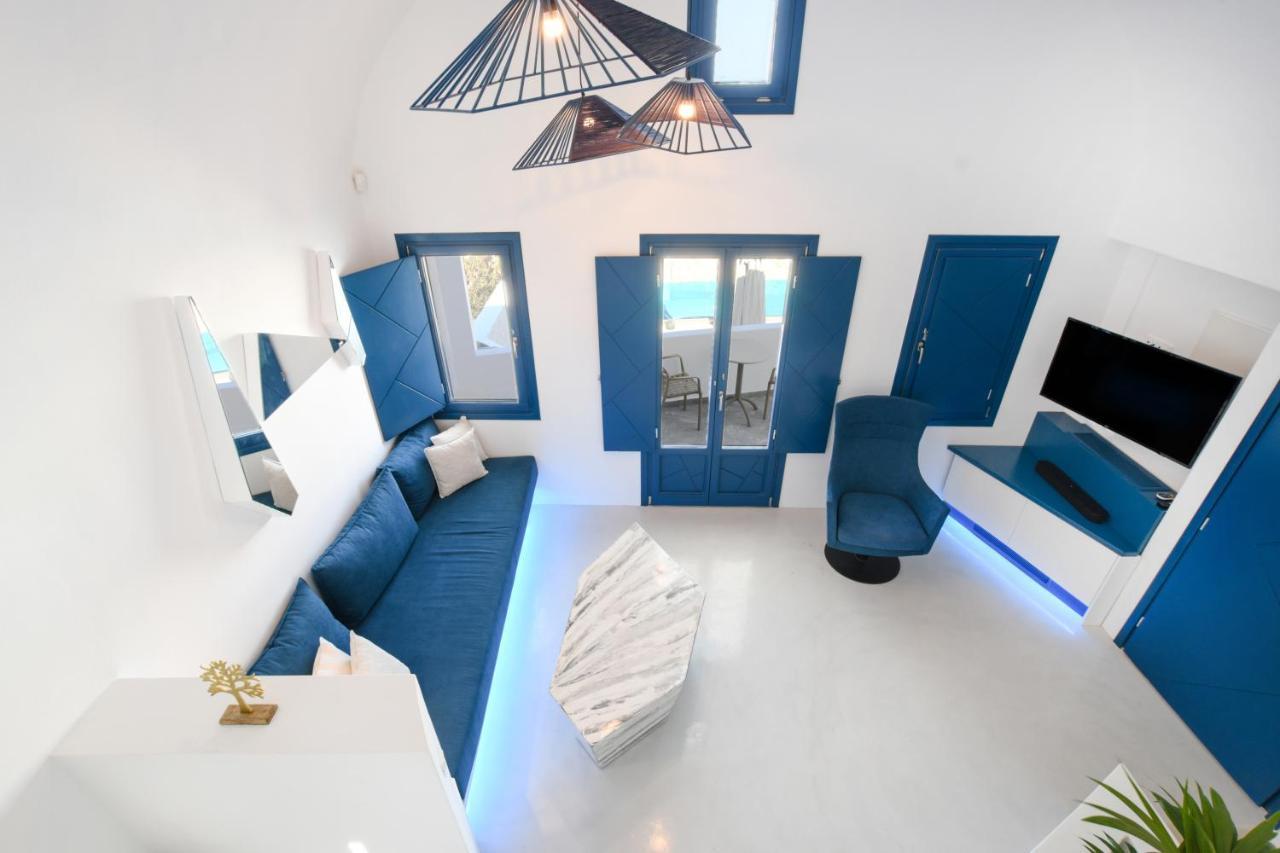Blue White Residence Monolithos  Exterior photo